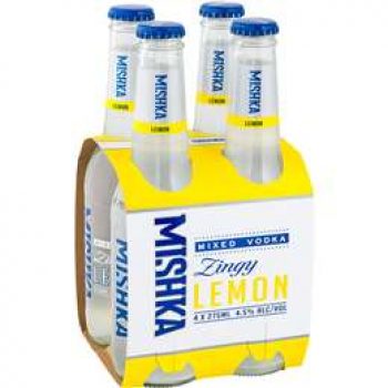 Mishka Vodka Lemon Twist 4x275ml