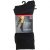 For Her Crew Socks Black 8-11 Black Size 8-11 3 pack