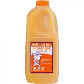 Nudie Nothing But Oranges With Pulp 2l