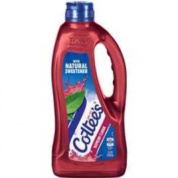 Cottee’s Cordial Raspberry 1l