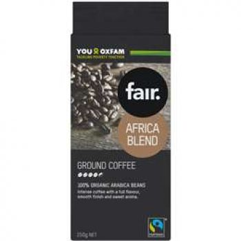 Oxfam Fair Organic Fair Trade Ground Africa Blend Coffee ...