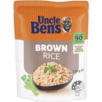 Uncle Ben’s Microwave Brown Rice  250g