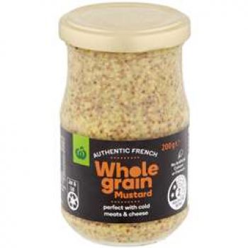 Woolworths Wholegrain Mustard 200g