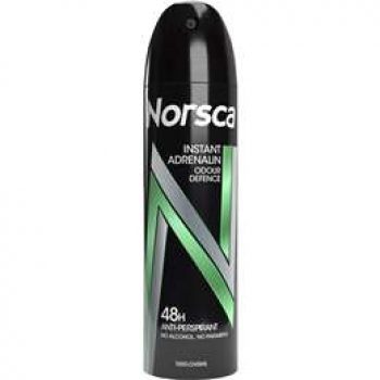 Norsca Deodorant Aerosol Instant Adrenalin 150g