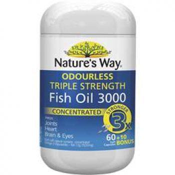 Nature’s Way Advanced Omega Triple Strength Fish Oil 60 pack