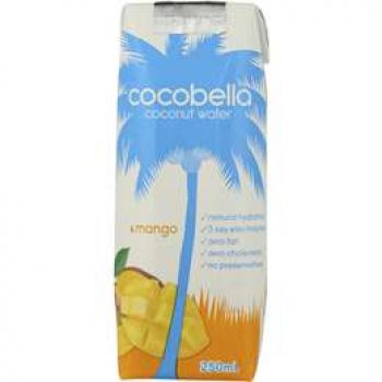 Cocobella Cocobella Coconut Water & Mango 250ml