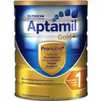 Aptamil Gold+ Baby Formula Stage 1 0-6 Months 900g