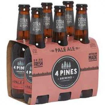 4 Pines Pale Ale Bottles 330ml x6 pack