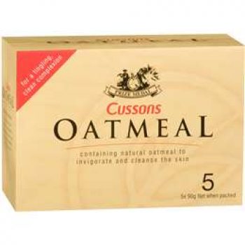 Cussons Prize Medal Oatmeal Soap Bar  5x90g