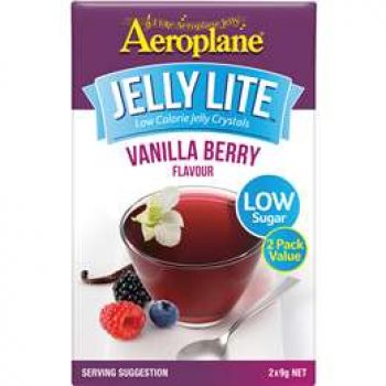 Aeroplane Jelly Lite Vanilla Berry 2x9g