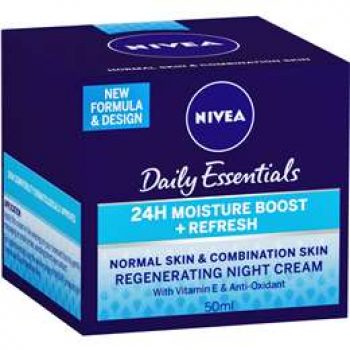 Nivea Night Cream Face Moisturiser With Vitamin E 50ml