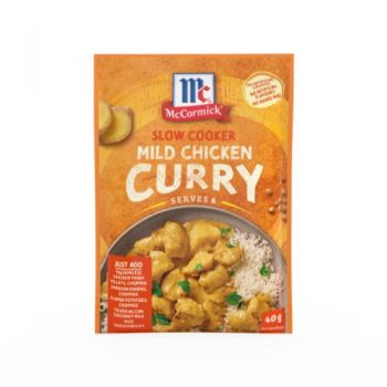McCormick Slow Cooker – Mild Chicken Curry