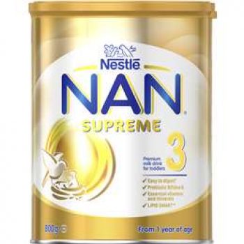 Nestle Nan Supreme 3 Toddler 12+ Months Milk Formula Powder 800g