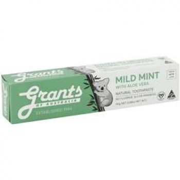 Grants Of Australia Toothpaste Mild Mint 110g