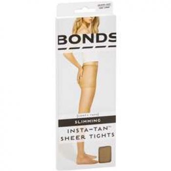 Bonds Instatan Sheer Stockings Slim Tight Light Brown Large each