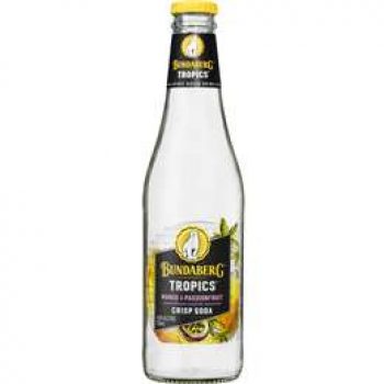 Bundaberg Tropics Rum Mango & Passionfruit 330ml single