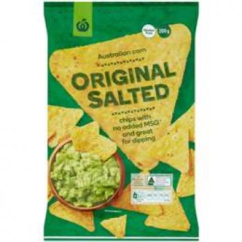 Woolworths Corn Chips Original 200g