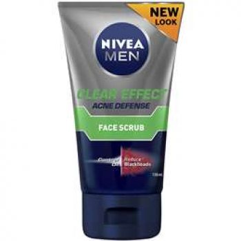 Nivea For Men Facial Scrub Clear Effect Oil Control 100ml