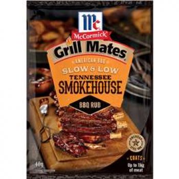Mccormicks Grill Mates Tennessee Smokehouse Bbq Rub 40g