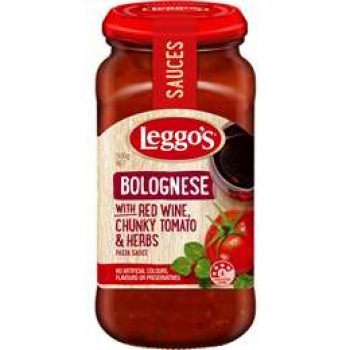 Leggos Pasta Sauce Bolognese Red Wine 500g