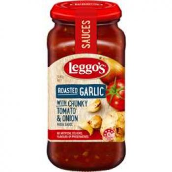 Leggos Pasta Sauce Roasted Garlic 500g