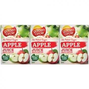 Golden Circle Fruit Juice Apple 6x200ml