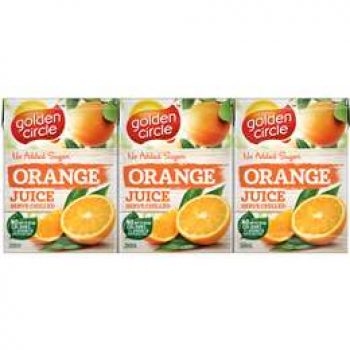 Golden Circle Fruit Juice Orange 6x200ml