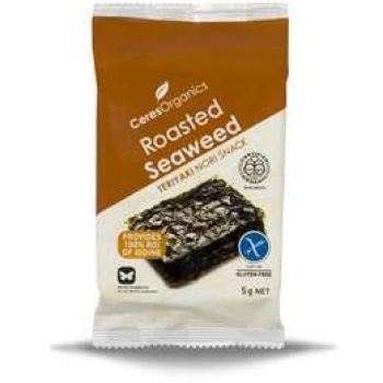 Ceres Organics Roasted Seaweed Teriyaki Nori 5g