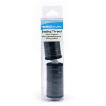 Habee Savers Thread Black 500m 2pk
