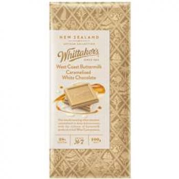 Whittaker’s White Chocolate W/coast Buttermilk Caramelised 100g