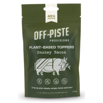 Off-Piste Plant-Based Toppers Smokey Bacon 100g
