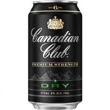 Canadian Club & Dry Premium Can 375ml