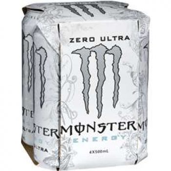 Monster Energy Drink Ultra Zero 4x500ml pack
