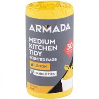 Armada Medium Kitchen Tidy Bag Lavender/lemon Scented 30 pack