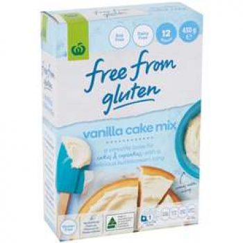 Woolworths Free From Gluten Vanilla Cake Mix 430g
