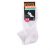 Underworks Ladies Low Cut Socks White 5/8 2 pack