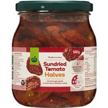 Woolworths Sundried Tomato Halves 500g