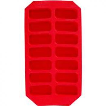 Essentials Ice Cube Tray 14 Cubes In Red each