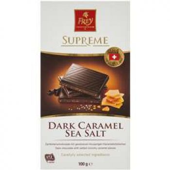 Frey Chocolate Block Sea Salt Caramel 100g