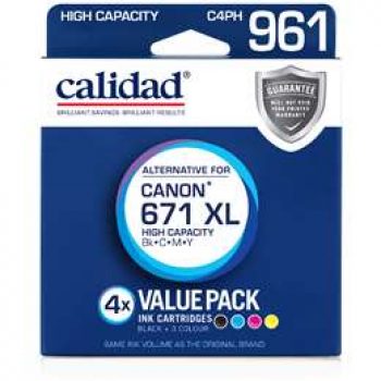 Canon Calidad Ink Cartridge Value Pack each