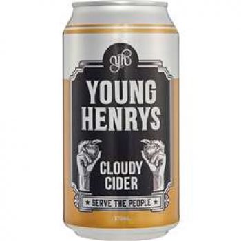 Young Henrys Cloudy Cider Single 375ml