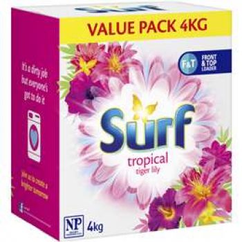 Surf Laundry Powder Top & Front Loader Tropical 4kg