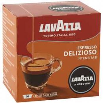 Lavazza A Modo Mio Delizioso Coffee Capsules 16 pack
