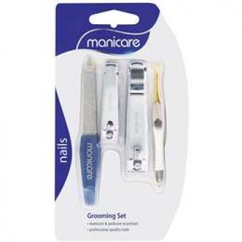 Manicare Grooming Set Manicure & Pedicure 4pk