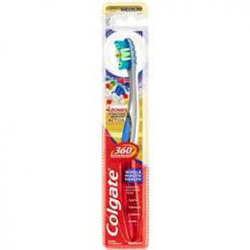 Colgate 360 Degrees Advanced Plaque Removal Toothbrush Medium each