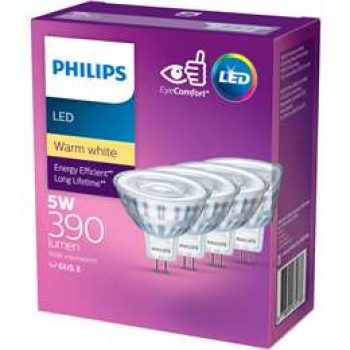 Philips Led Mr16 Warm 4 pack