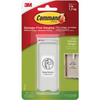 3m Command Large Canvas Hanger  each