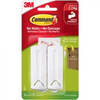 3m Command Wireback Hanger  2 pack
