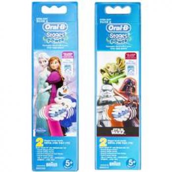 Oral-b Kids Vitality Power Electric Toothbrush Heads 2 pack
