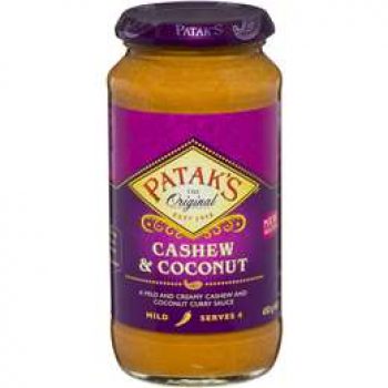 Patak’s Cashew Masala Curry Simmer Sauce 450g